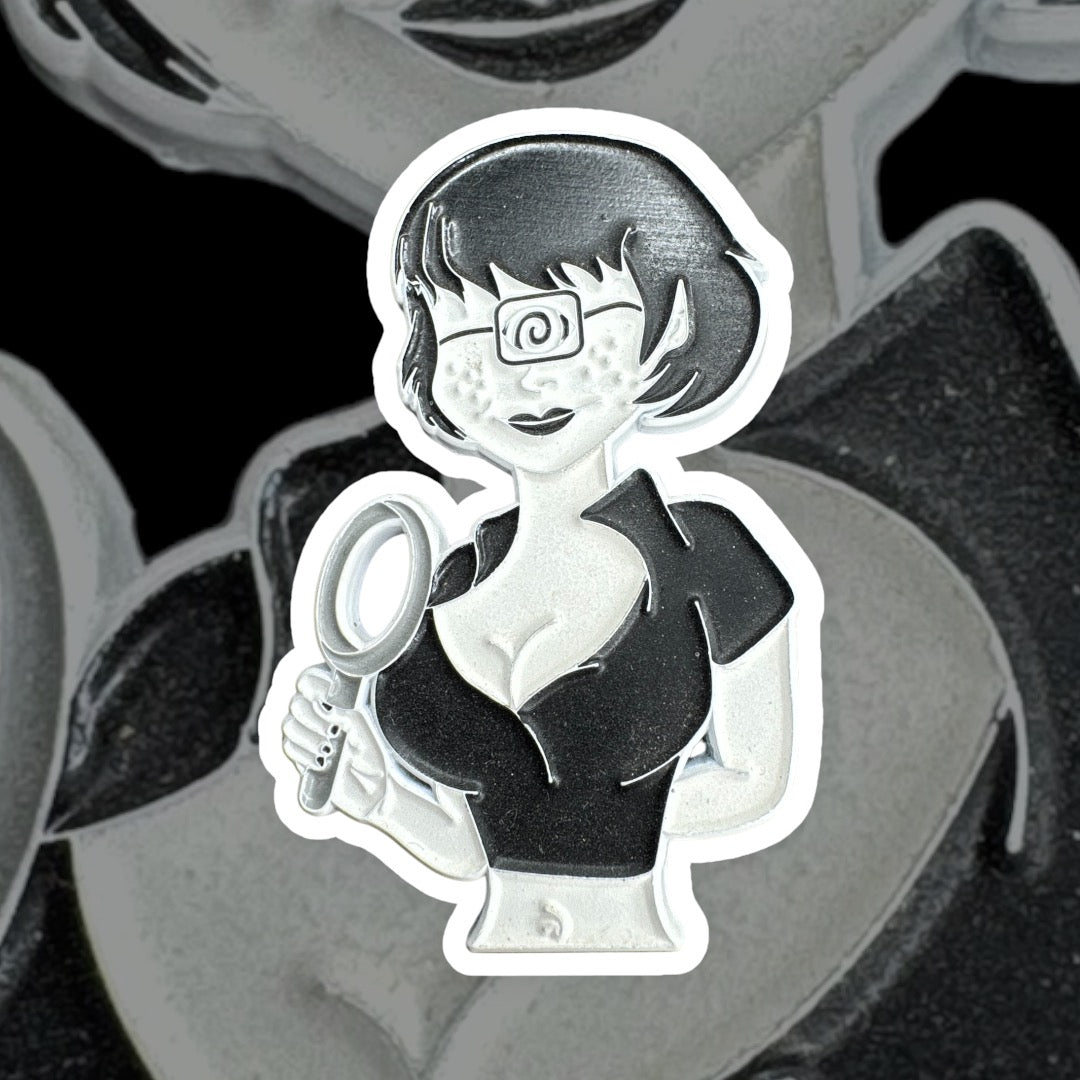 "Velma on Tronics" Hat Pin