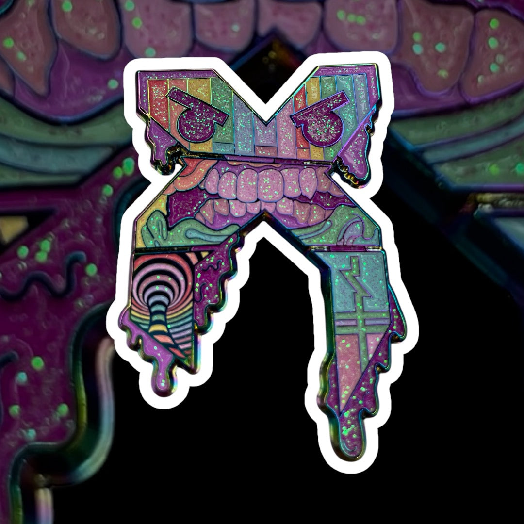 "BASS FACE" Hat Pin