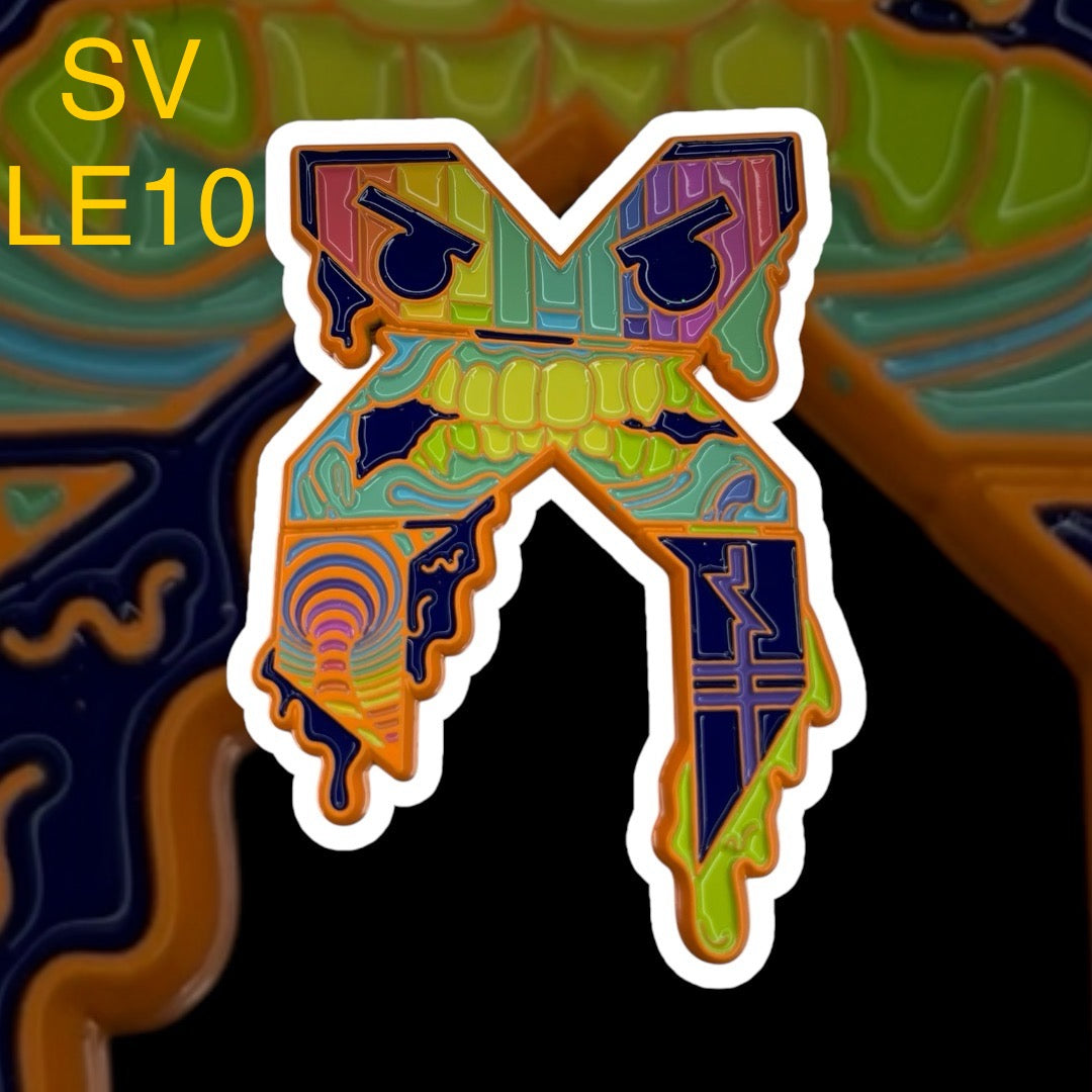 "BASS FACE" Hat Pin