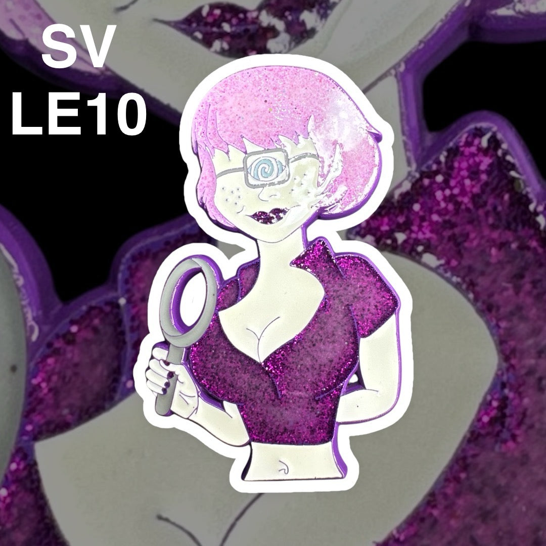 "Velma on Tronics" Hat Pin