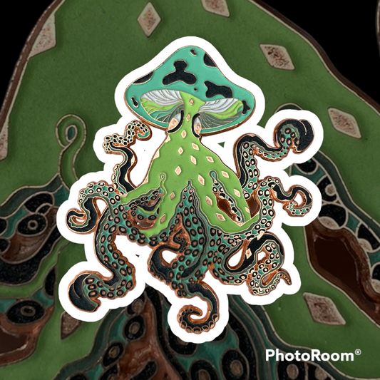 "Riddim Squiddim" Hat Pin