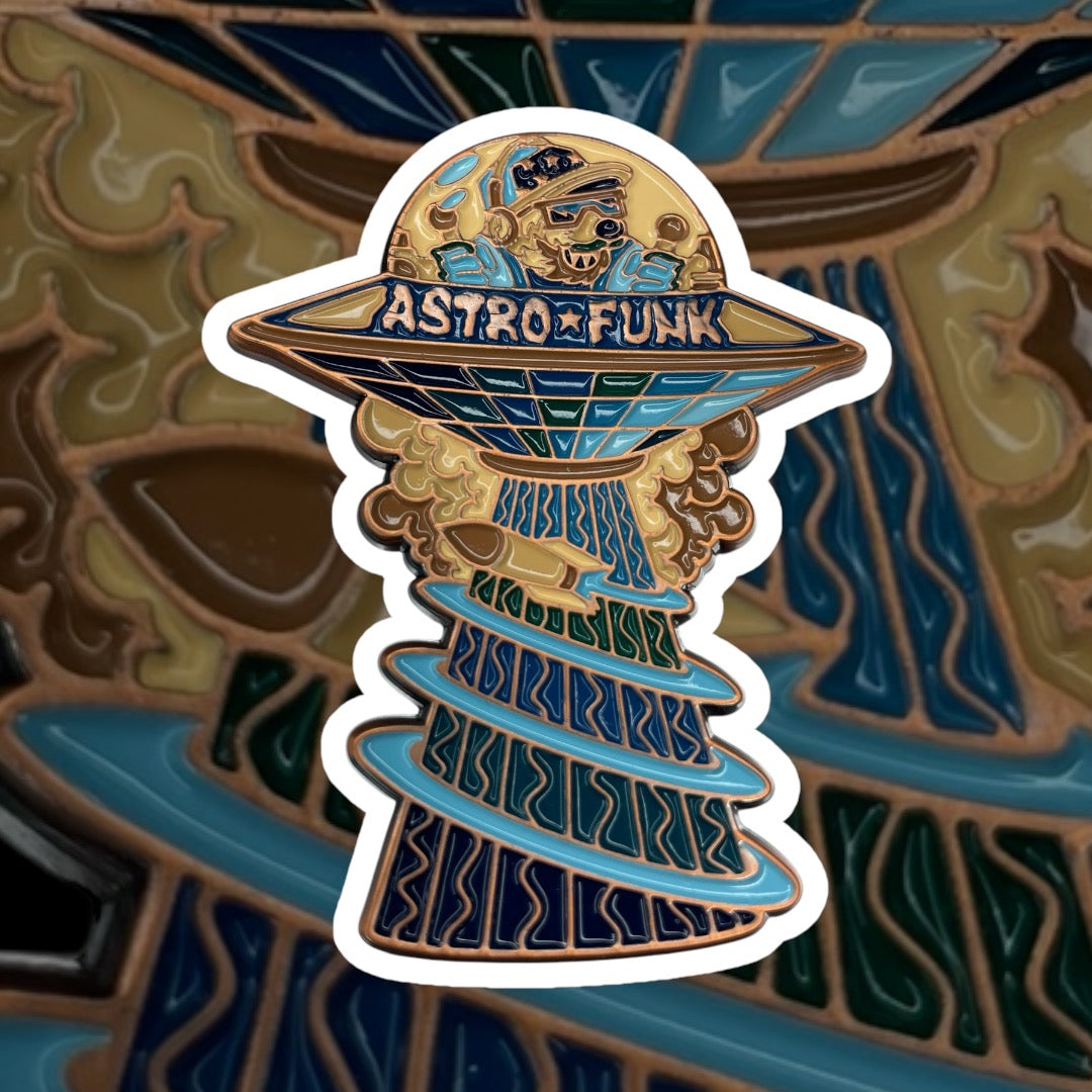 "Astro Funk" Hat Pin (5150 Dropz Asylum X KB23 PINZ)