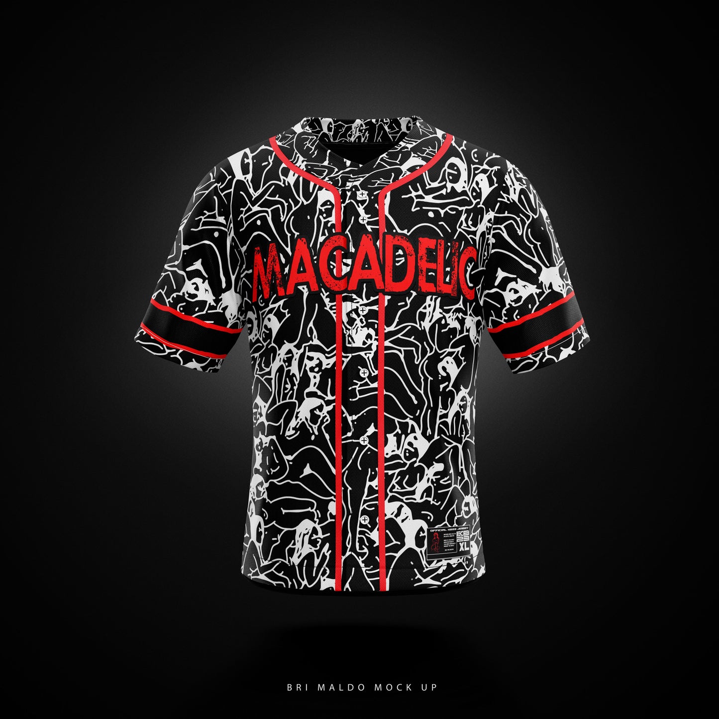 Macadelic Baseball Jersey LIMITED LEFTOVER DROP