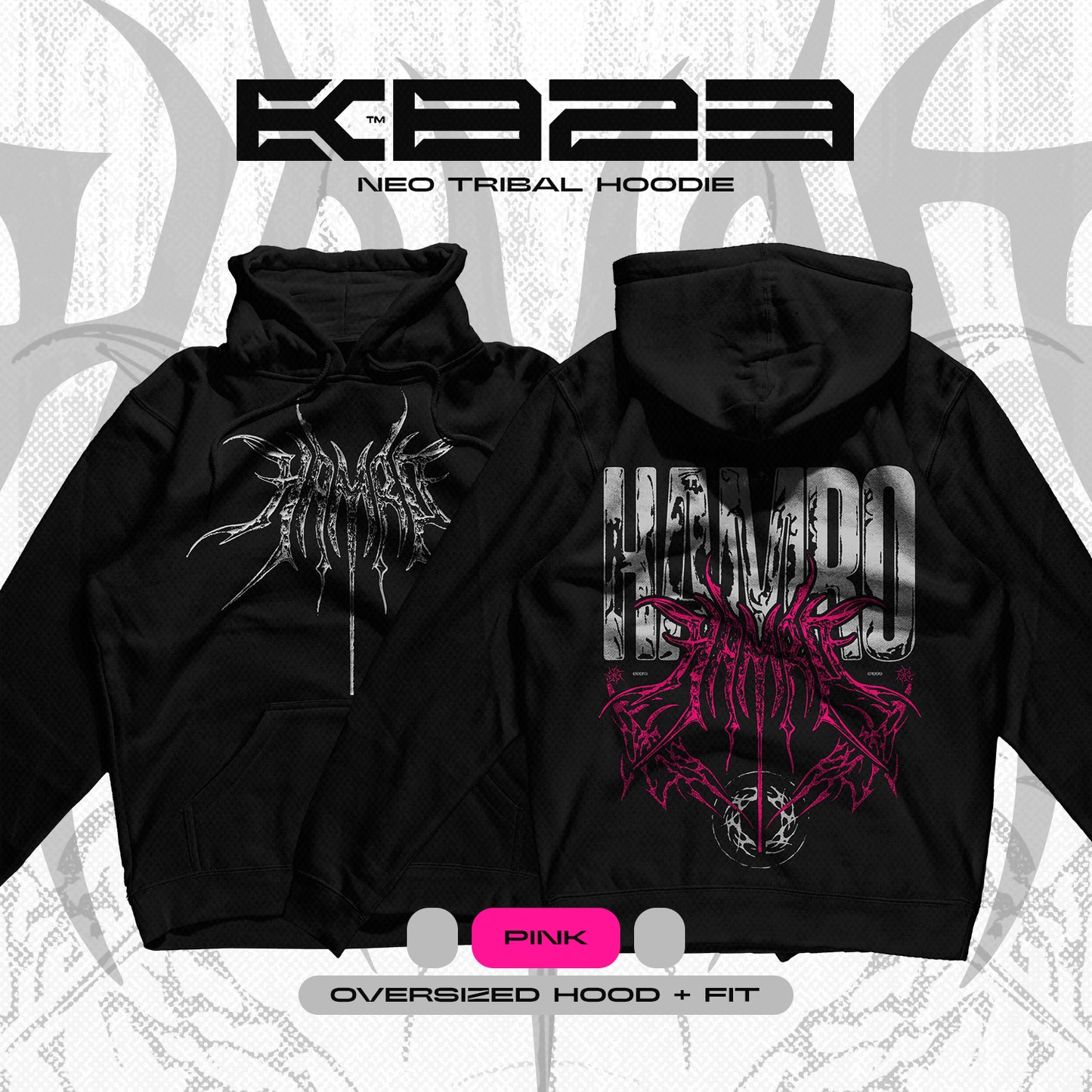 Official Hamro Neo Tribal Drop Shoulder Hoodie Pre-Sale