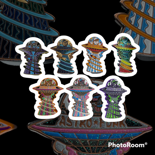 "Astro Funk" Hat Pin (5150 Dropz Asylum X KB23 PINZ)